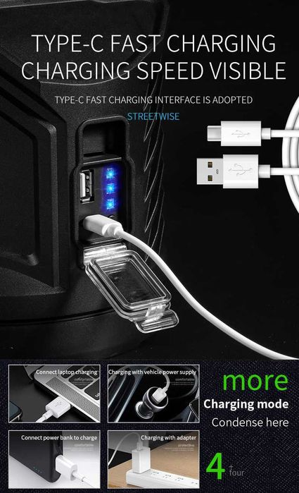 Мултифункционален мощен led фенер-идеален за дома,автомобила,пътуване