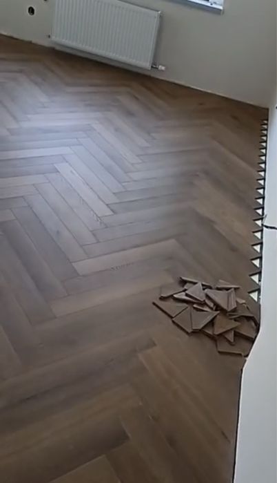 Заливка пола ламинат