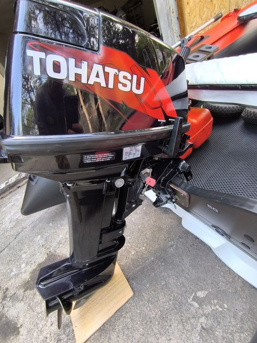 Лодка 390  с мотором 18 ЛС.