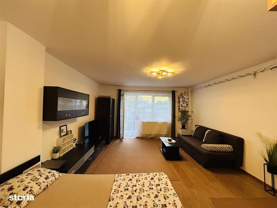Garsonieră modernă de vânzare în Sibiu – 40 mp, balcon 7 mp