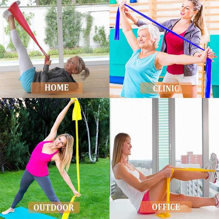 Ластици за тренировка комплект от 11-сет части фитнес ластик