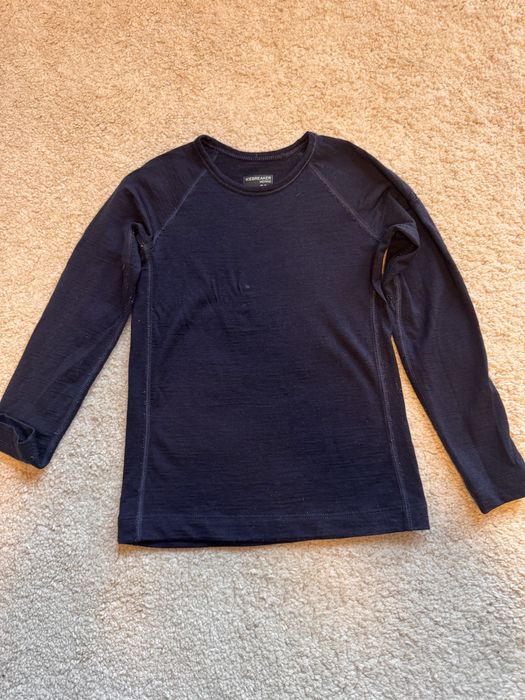 Costum termic copii, lana merinos, 6 ani, 116 cm, Icebreaker