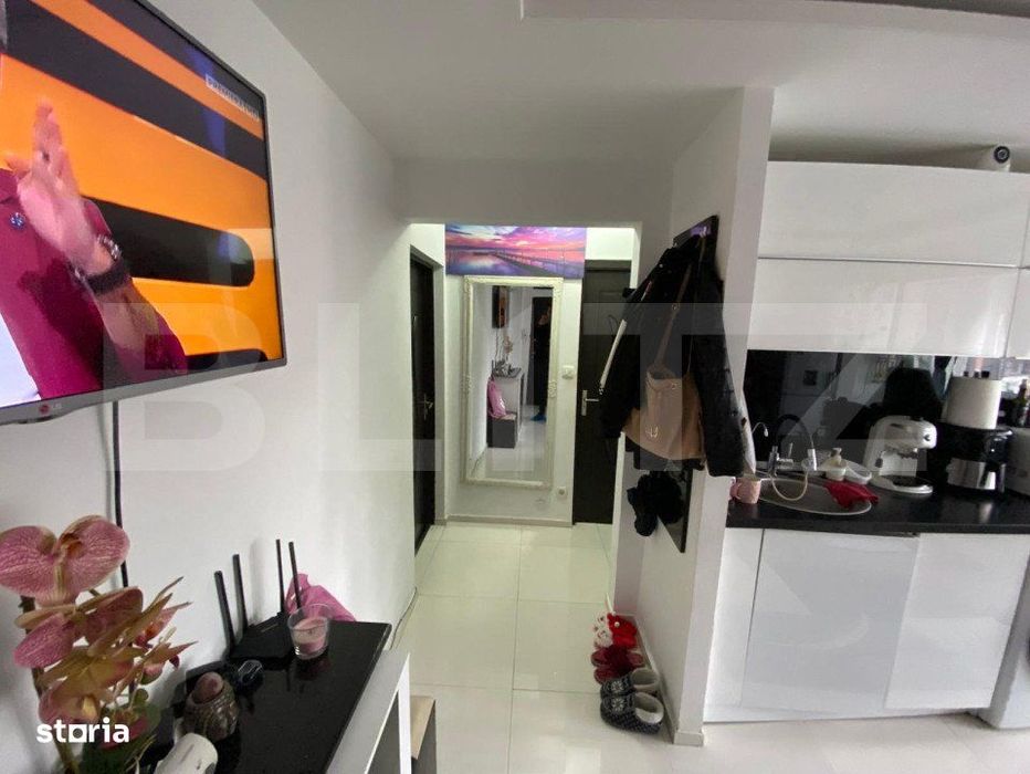 Apartament 3 camere, 55mp, parcare, mobilat si utilat, Baciu, zona pri
