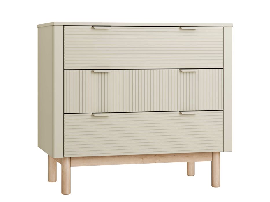 Comoda 3 sertare din lemn masiv / MDF