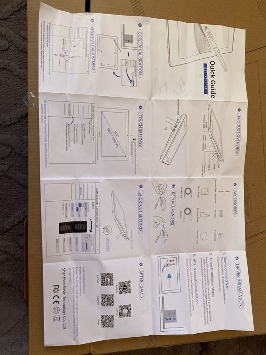 Графический планшет BOSTO X5(2024) новый