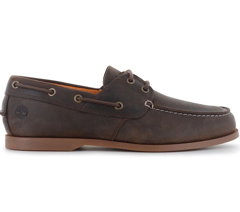 Кожаные топсайдеры Timberland