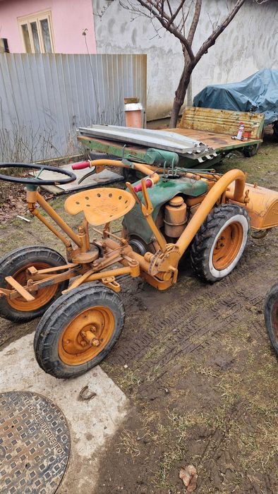 Motocultor pasquali diesel cu freza si volan