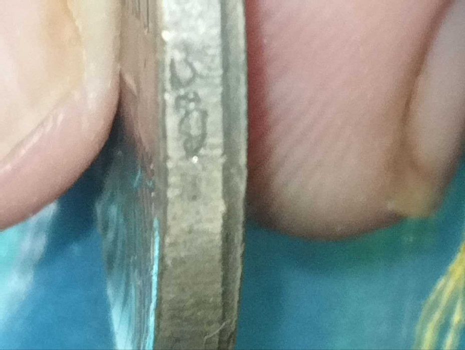 оригинальная французская серебряная медаль