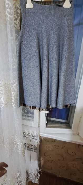 Юбка 2 вида тёплая плиссе и клёш