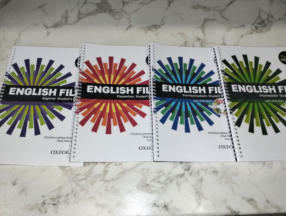 Английский книги. Solutions. English file. Elementary. Pre-intermediat