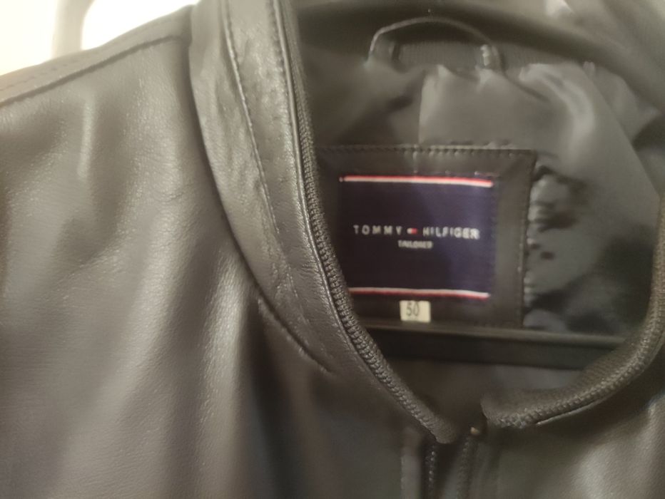 Кожаный куртка мужской р 50.