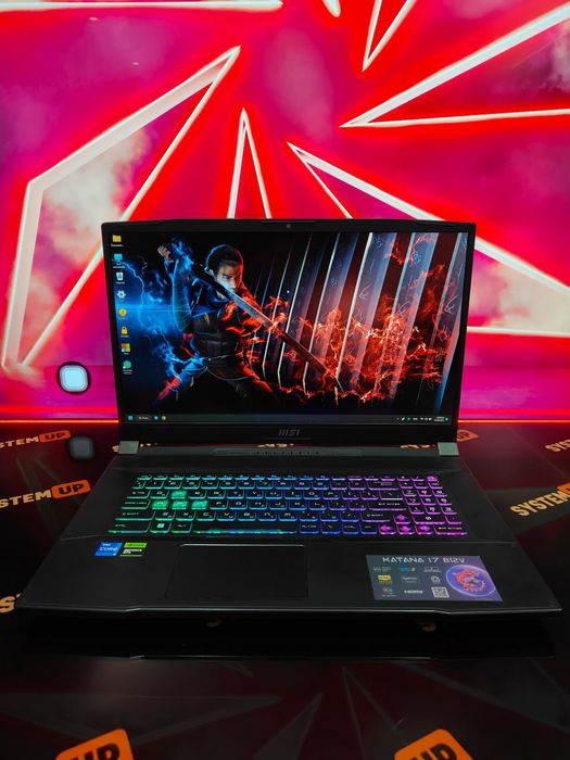 Комплект Игровой ноутбук + монитор клавиатура мышка чехол наушник