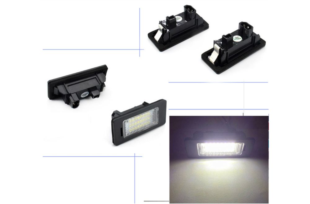 Set lampi nr numar LED BMW E39 E90 E91 E60 E61 E92 E93 E70 E71 X5 X6 F