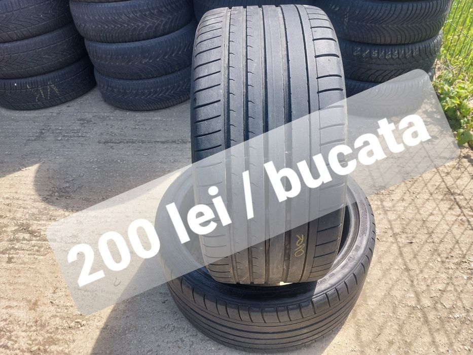 200 lei bucata! Doua anvelope de vara 285 30 r21 Dunlop Sport Maxx GT