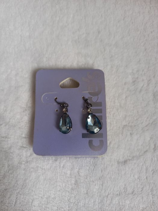 Cercei Claire’s albastru aqua – model elegant