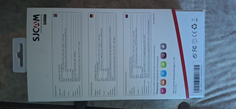 Экшен камера sj4000 новая