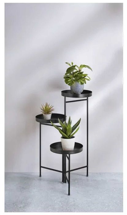 Цветарник Метална Саксия стойка за цветя Поставка 3 вида