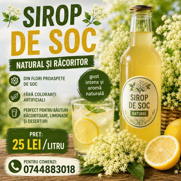 Sirop de soc presat la rece -2026