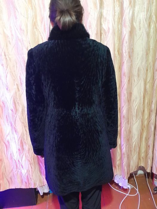 Мутоновая шубка 48 размер