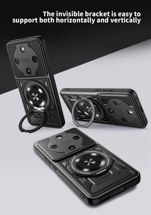 Honor Magic 8 Lite / RUGGED MAGSAFE Удароустойчив кейс с пръстен