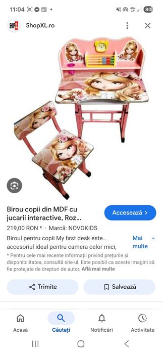 Birou copii,nou, pret 160 lei