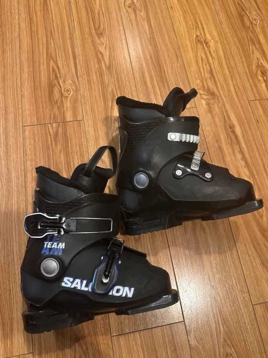 Clapari Salomon Team copii 31-32 EU + Casca BONUS