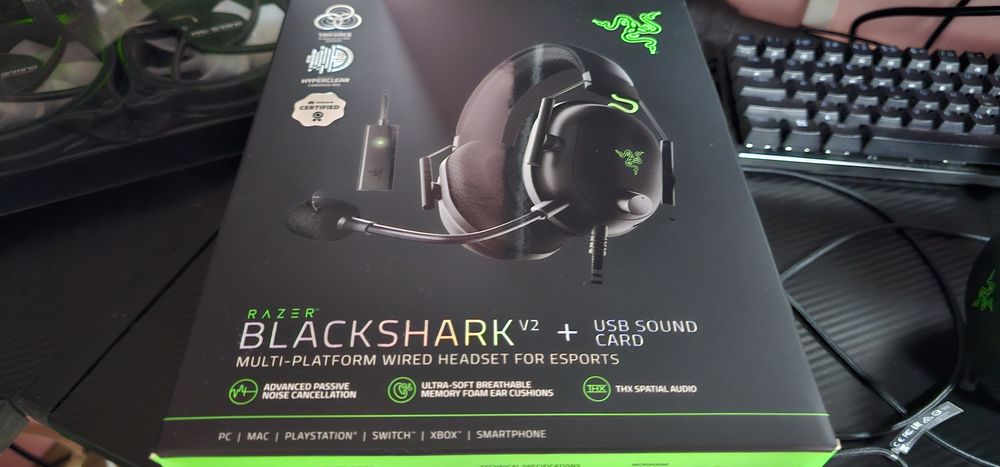 Razer Blackshark v2 + USB Sound Card