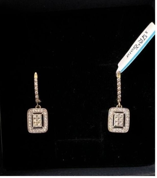 Золотые серги 585пр