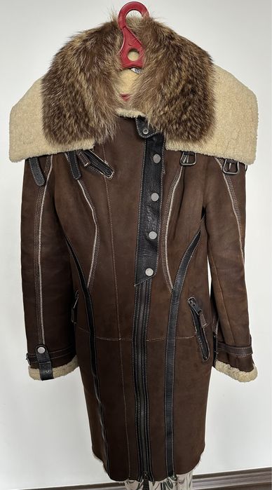 Дубленка в хорошем состоянии, 42-44