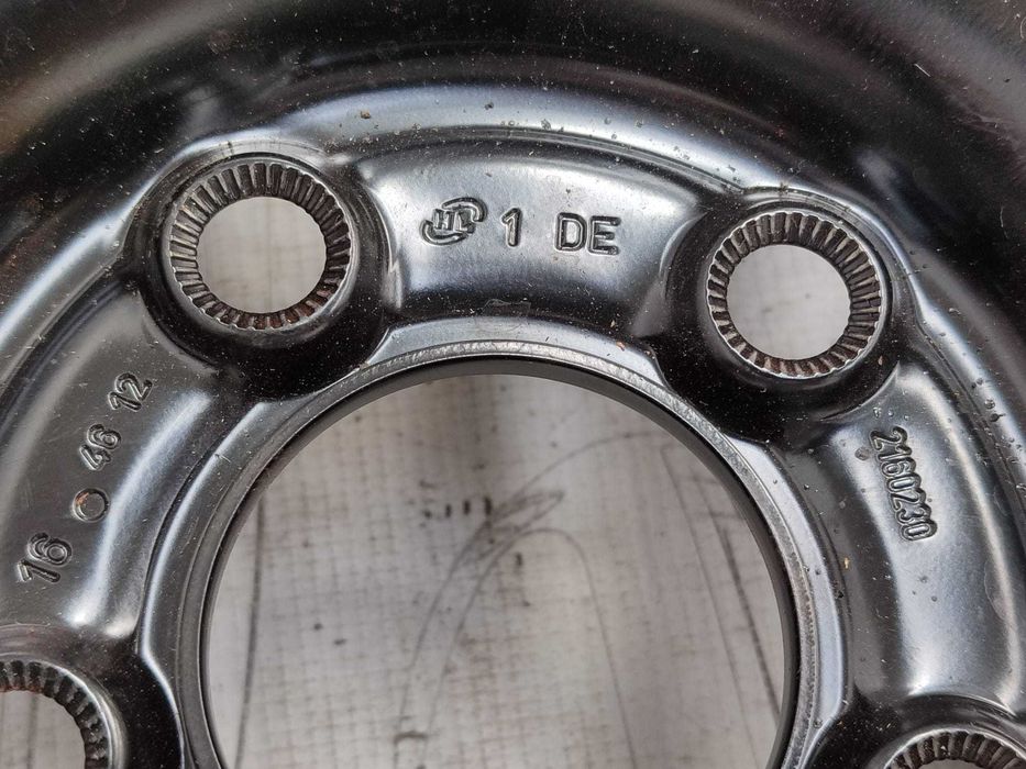 Roată de rezervă slim 5x112 T125/90 R16 DOT 3912 Mercedes-Benz C-Class W204 (2007-2014) Cod:2044000302 (3D)