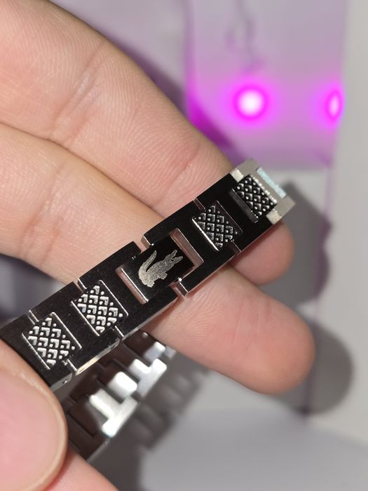 Bratara Lacoste silver