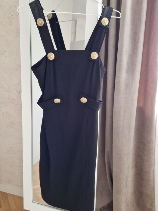 Черна рокля Versace