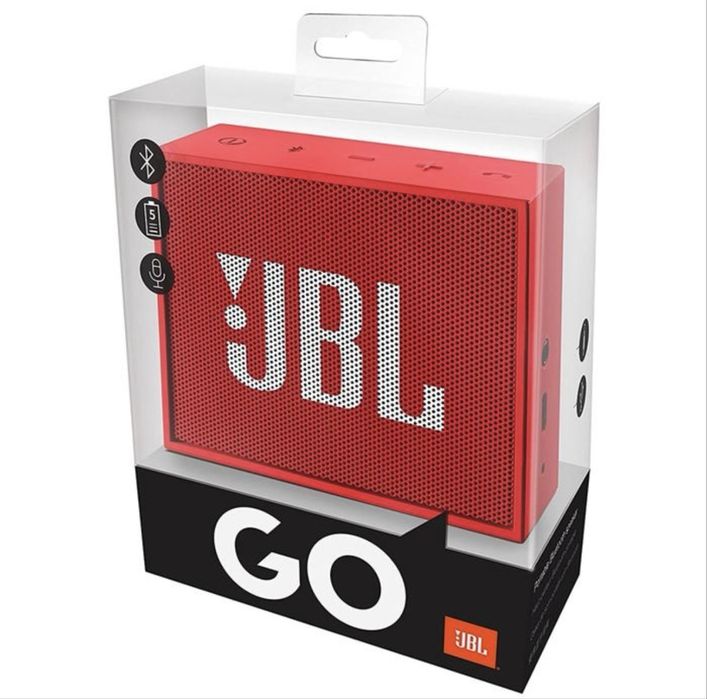 JBL GO Original - новая Bluetooth-колонка, красная!