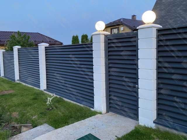 Забор жалюзи еврозабор