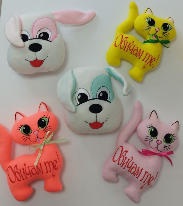 Бродирани детски играчки