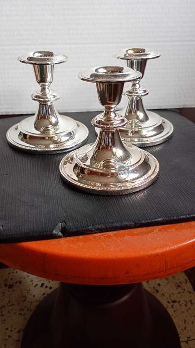 Свещник - посребрен