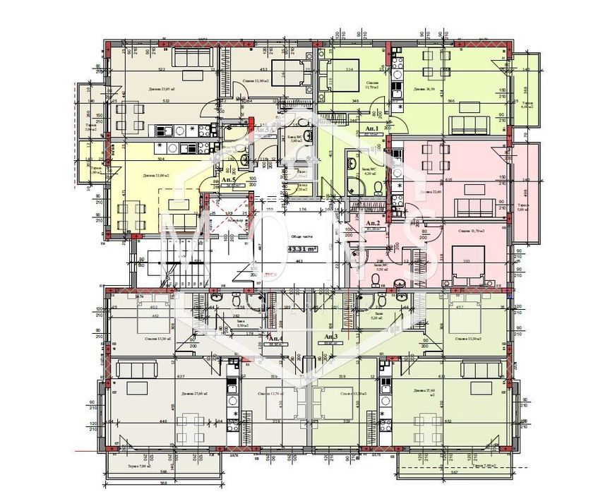 Продава се Едностаен апартамент в Велико Търново, Картала - 42 кв.м за 1498 €/кв.м - Снимка #3