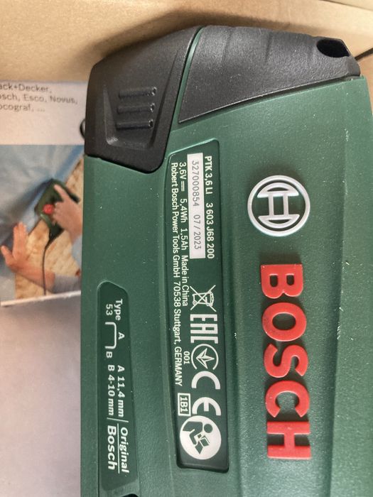 Capsator Electric Bosch PTK  3,6Li Nou Germania