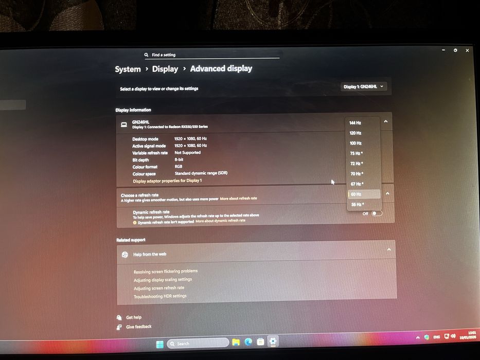 Monitor Acer,GN246HL