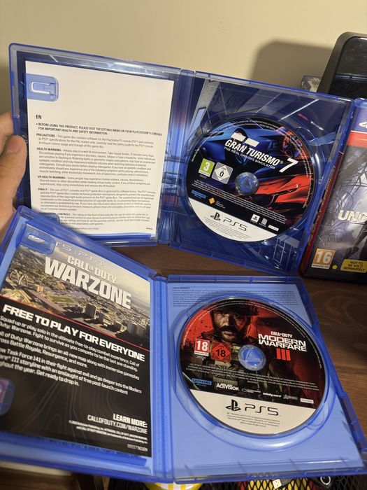 Пакет 3 PS5 игри + Uncharted 4 за PS4 подарък