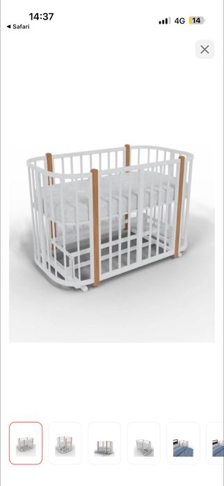 Детская кроватка, манеж трансформер viola lux