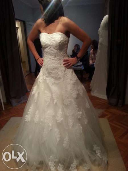 Сватбена/булчинска рокля с дантела