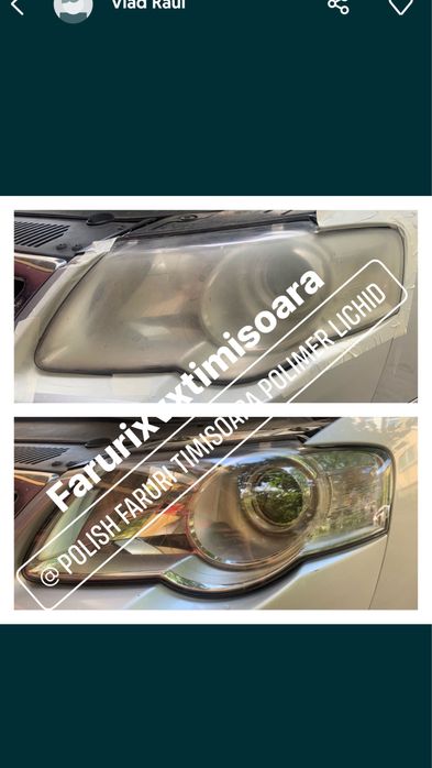 Polish Auto/Polish Faruri prin polimerizare Folii ppf