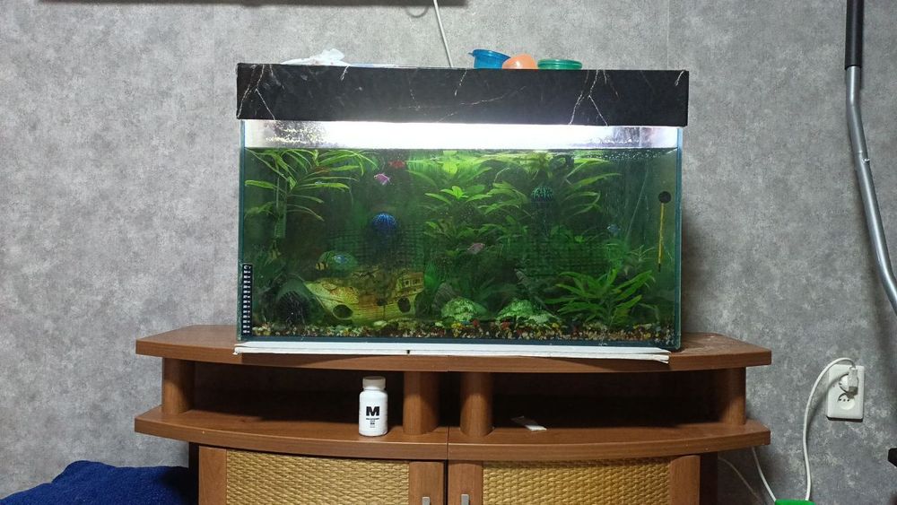 Продам аквариум с рыбками