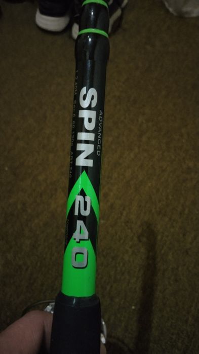 Удочка с катушкой.