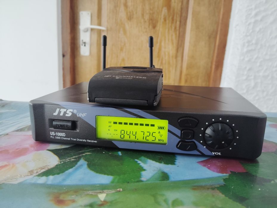 Set microfon wireless pentru instrument sennheiser ew 500 g2 (shure)