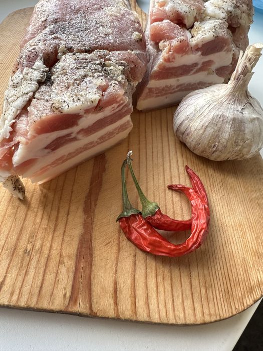 Сало  соленое ..