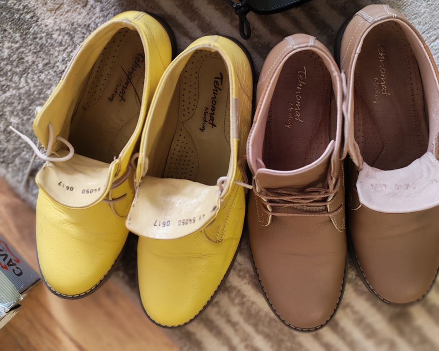 Дамски обувки /боти - кларкове естествена кожа 41номер