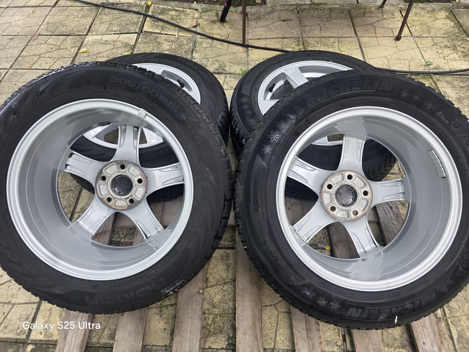 Лети джанти 16ки 5х108 Volvo + зимни гуми 205/60/16