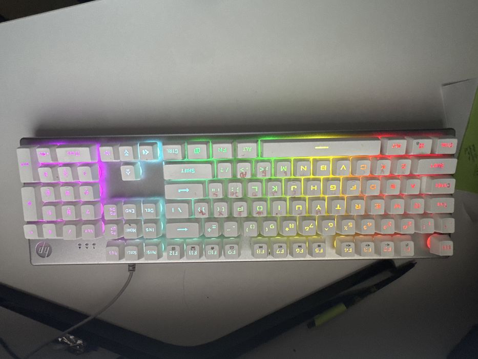 HP клавиатура мембранная RGB